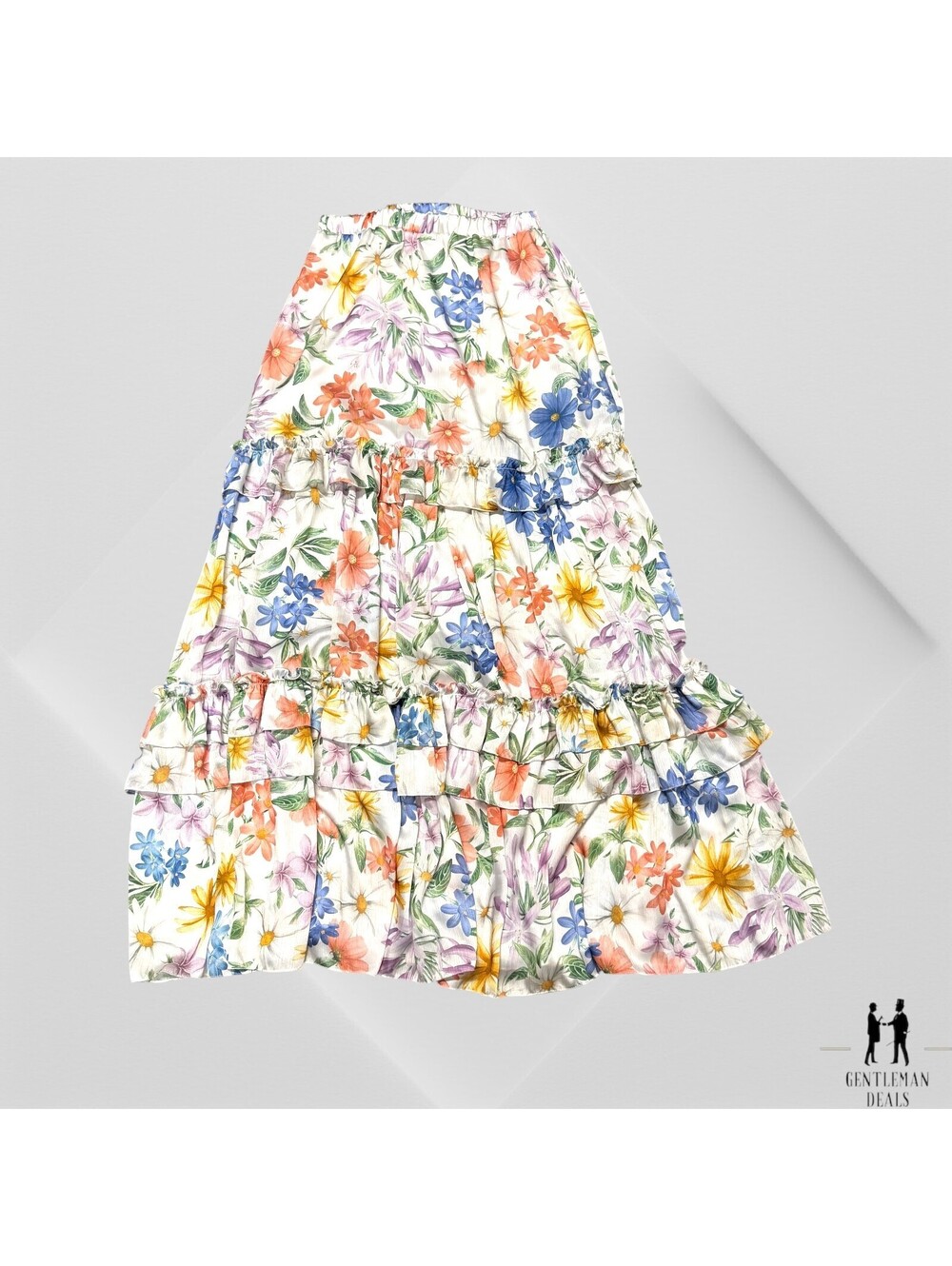 IORANE Iorane Garden Maxi Skirt Garden Floral 38 S Small NWOT $550